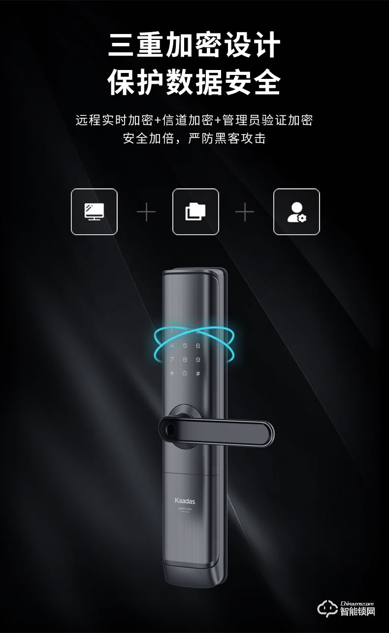 凯迪仕智能锁 S110家用防盗门锁电子锁密码锁
